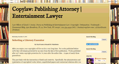 Desktop Screenshot of copylaw.org