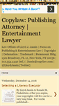 Mobile Screenshot of copylaw.org